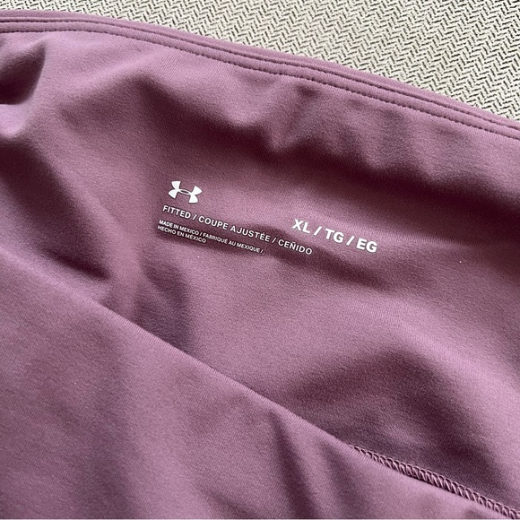 ๐ NWT Under Armour Full Motion Misty Purple leggings XL - Picture 4 of 10